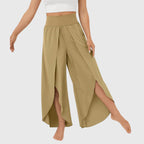 Women's Boho Wide Leg Pants – Casual Summer Pants – Zafira