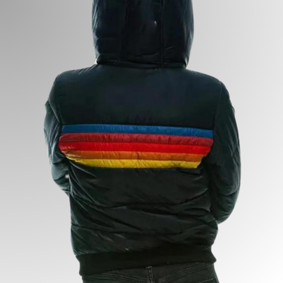Women's Hooded Rain Jacket – Waterproof Zip-Up Outdoor Jacket