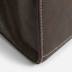 Women's Faux Leather Tote Bag – Zipper Closure Tote Bag – Amelia
