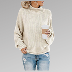 Women's Relaxed Knit Sweater – Soft Winter Sweater