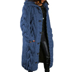 Women's Chunky Cardigan – Relaxed Long Sleeve Winter Cardigan