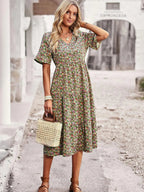 Women's Summer Dress – Casual Short Sleeve Dress – Layla