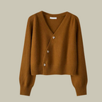 Women's V-Neck Cardigan – Button Front Long Sleeve Cardigan