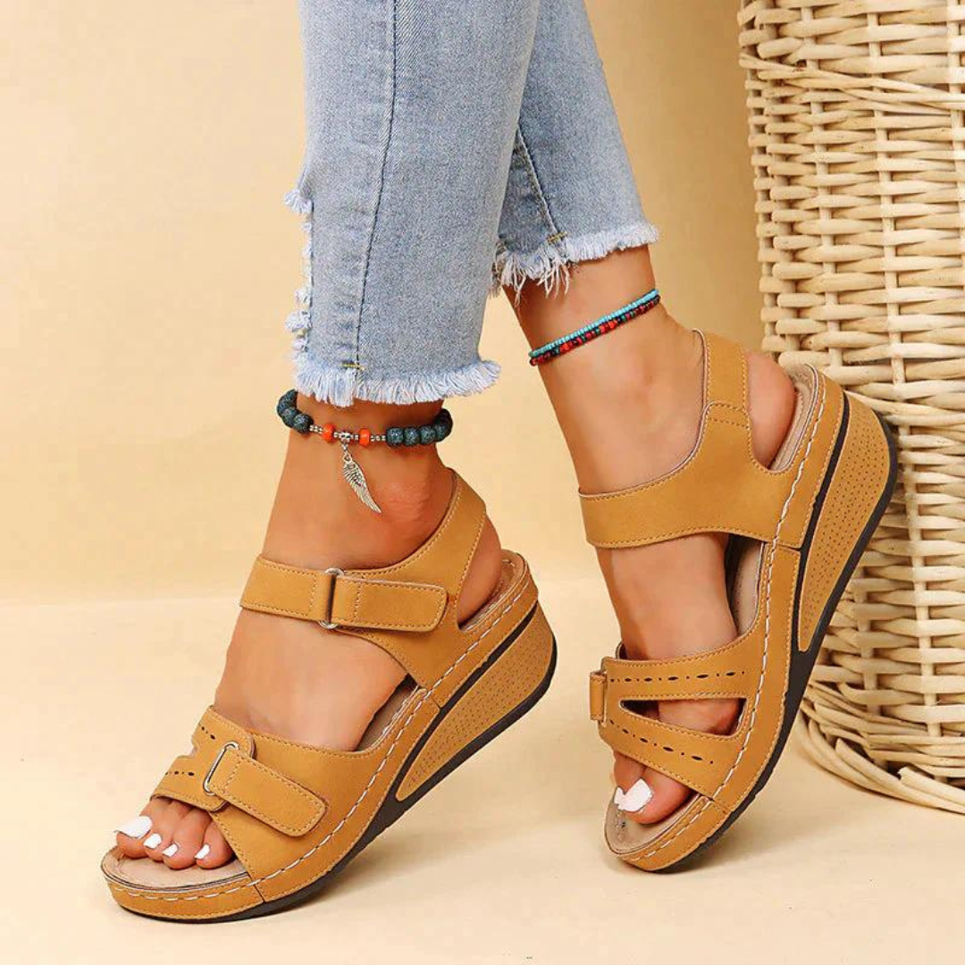 Women's Walking Sandals with Soft Footbed and Secure Straps