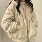 Women's Reversible Hooded Jacket – Oversized Winter Coat