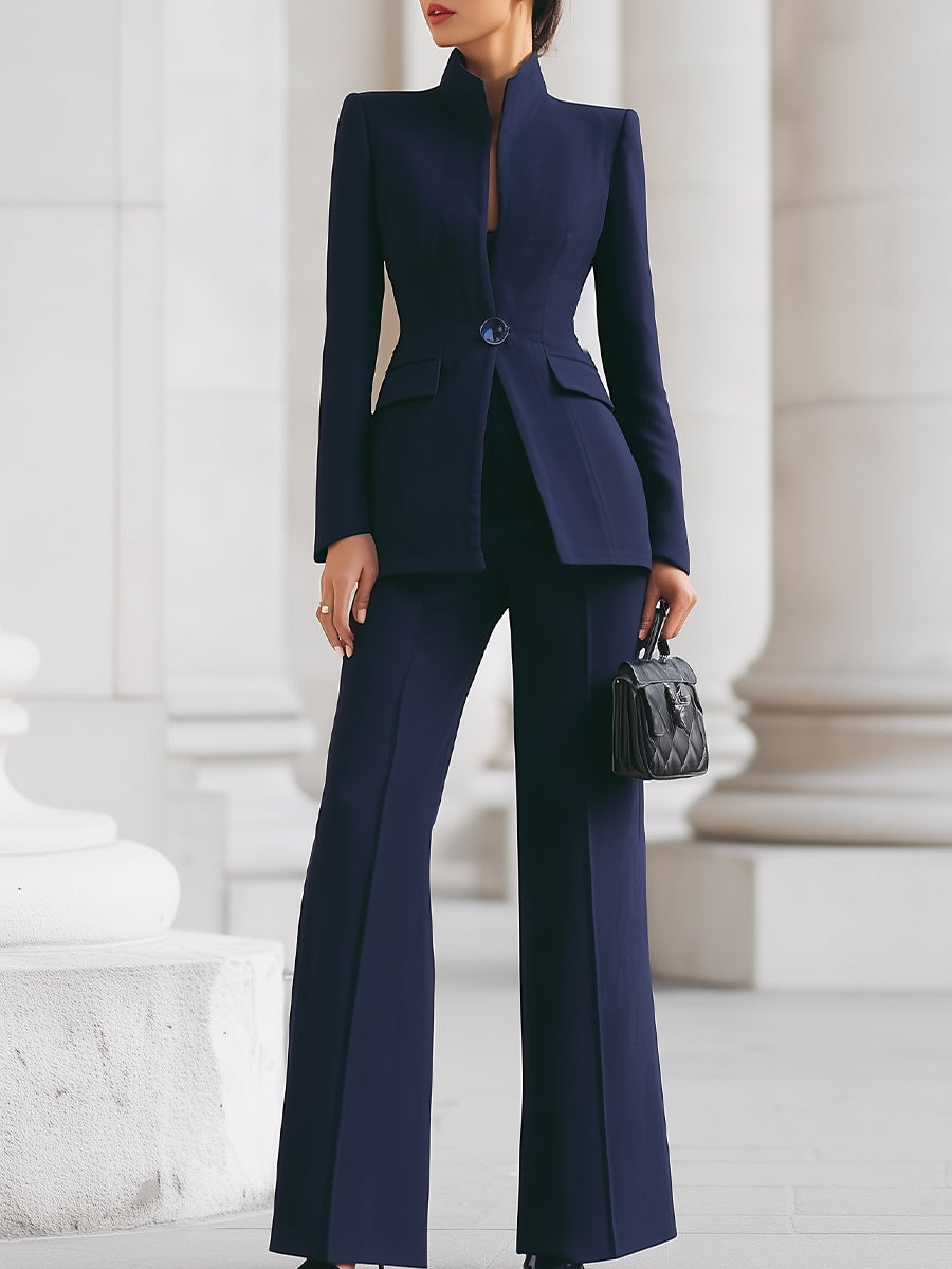 Women's Office Blazer Set – Tailored Pants Set – Mckinley
