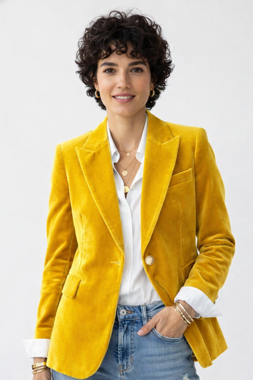 Maëlle | Velvet Party Blazer