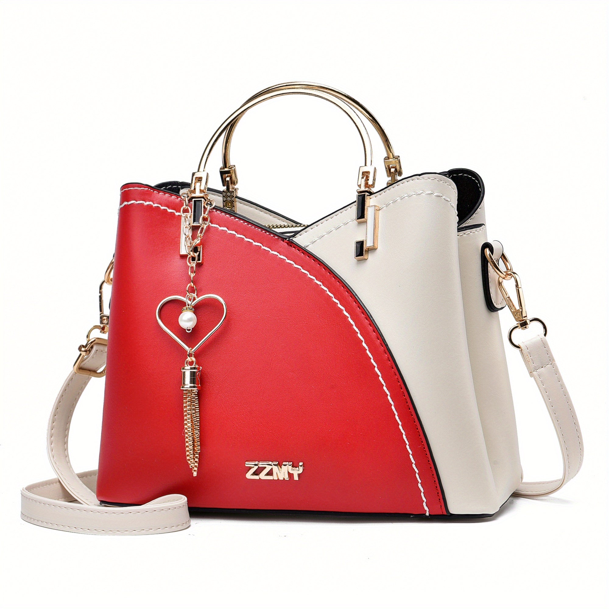Women's Luxury Faux Leather Bag – Elegant Shoulder Bag – Lillian