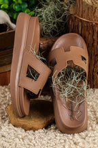 Women's Open Toe Slippers with Soft Footbed and Lightweight Sole