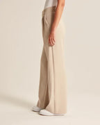 Women's Pleated Wide Leg Trousers – High Waist Flowy Dress Pants