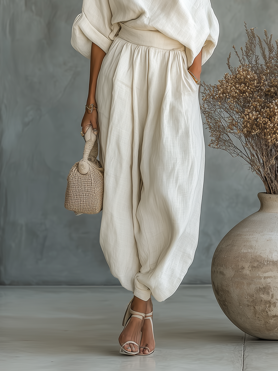 Women's Boho Wide Leg Jumpsuit – Relaxed Flowy Summer Jumpsuit