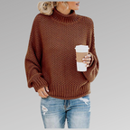 Women's Relaxed Knit Sweater – Soft Winter Sweater