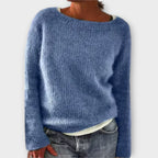 Women's Nordic Pattern Sweater – Icelandic Crew Neck Winter Pullover