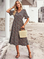 Women's Summer Dress – Casual Short Sleeve Dress – Layla