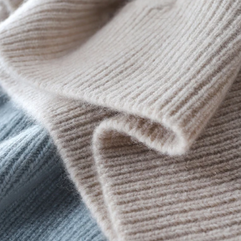 Women's Turtleneck Sweater – Winter Knit Sweater – Camille