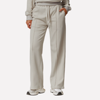 Women's Wide Leg Sweatpants – High Waist Drawstring Pocket Lounge Pants