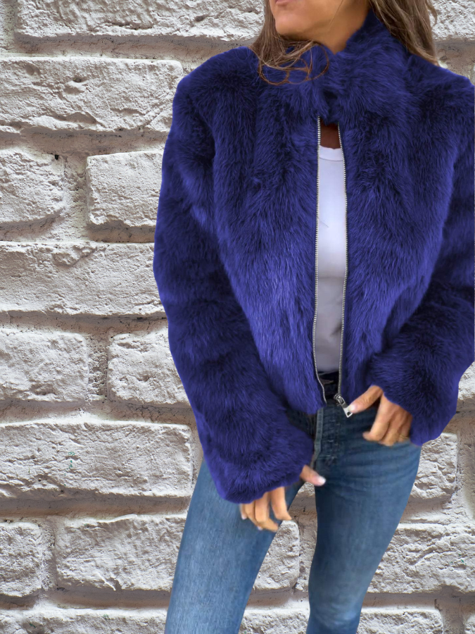 Women's Autumn Jacket – Warm Casual Jacket – Heather
