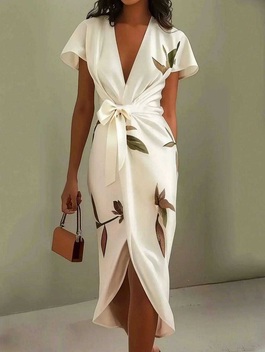 Women's Floral Occasion Dress – Flattering Feminine Day-to-Evening Dress
