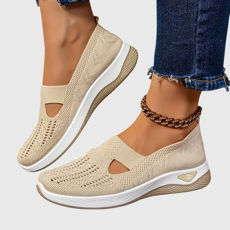 Women’s Orthopedic Slip-On Shoes – Easy Comfort Walking Shoes – Nicole