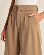Women's Pleated Wide Leg Trousers – High Waist Flowy Dress Pants