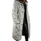 Women's Chunky Cardigan – Relaxed Long Sleeve Winter Cardigan