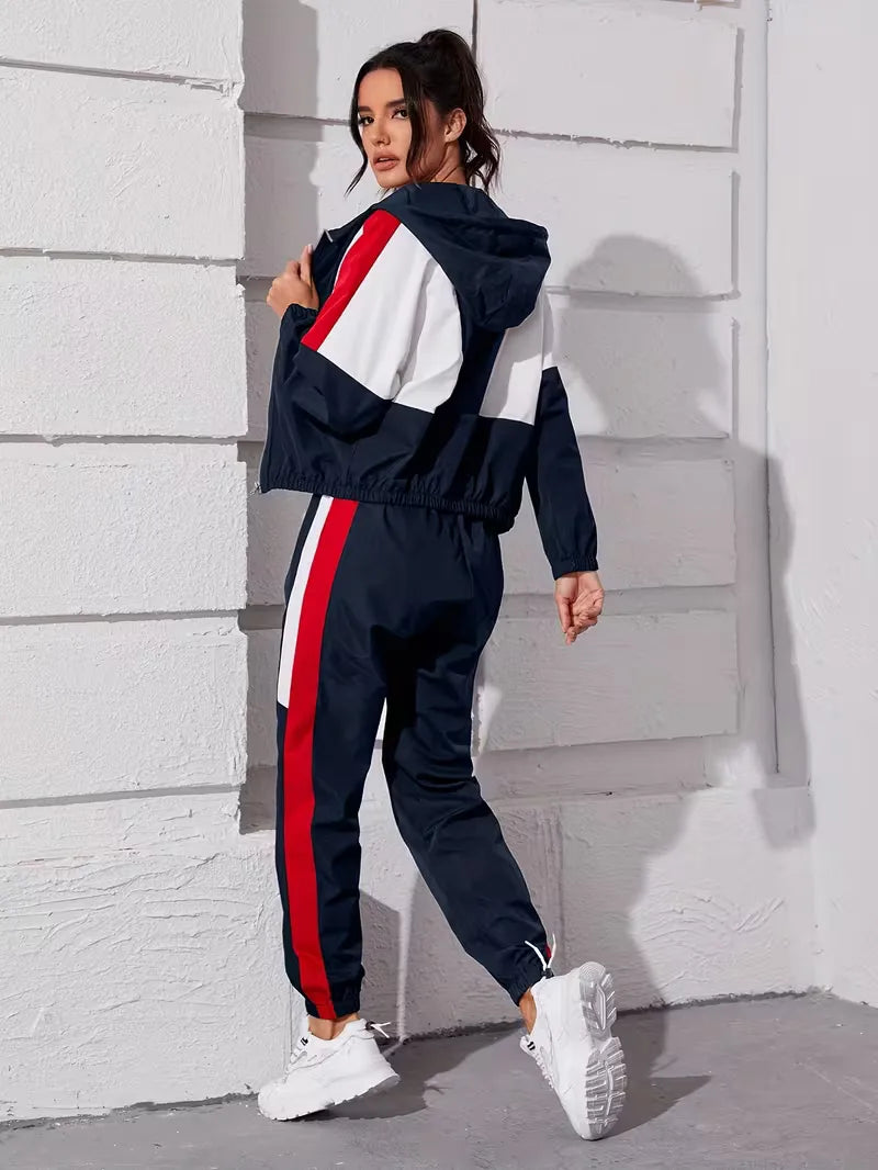 Women's Zip-Up Lounge Set – Hooded Legging Co-Ord