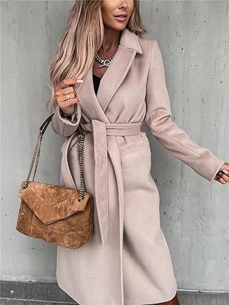 Women's Long Winter Coat – Relaxed Tailored Overcoat