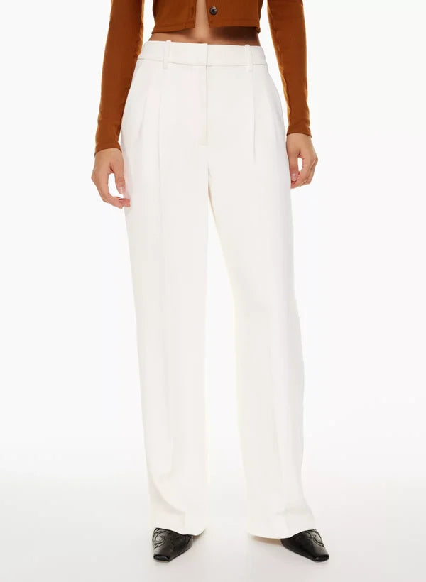 Women's Flared Trousers – High Waist Fitted Flare Leg Pants