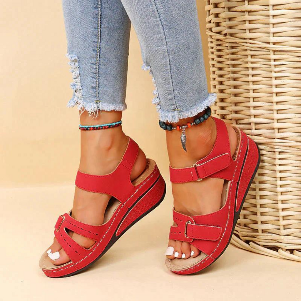 Women's Walking Sandals with Soft Footbed and Secure Straps