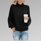 Women's Relaxed Knit Sweater – Soft Winter Sweater
