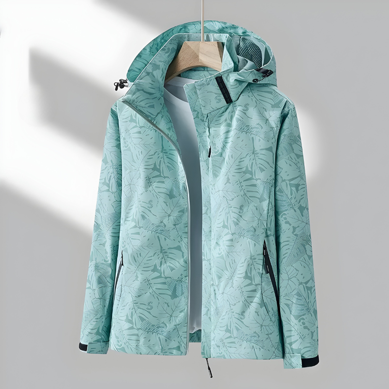 Women's Hooded Windbreaker Jacket – Lightweight Outdoor Jacket
