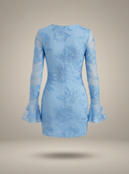 Women's Floral Puff Sleeve Dress – Flare Mini Dress