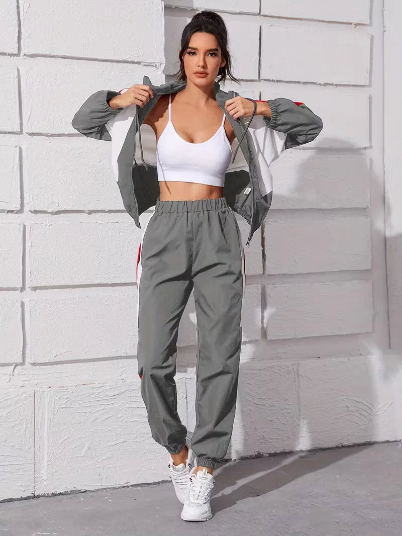 Women's Zip-Up Lounge Set – Hooded Legging Co-Ord