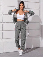 Women's Zip-Up Lounge Set – Hooded Legging Co-Ord