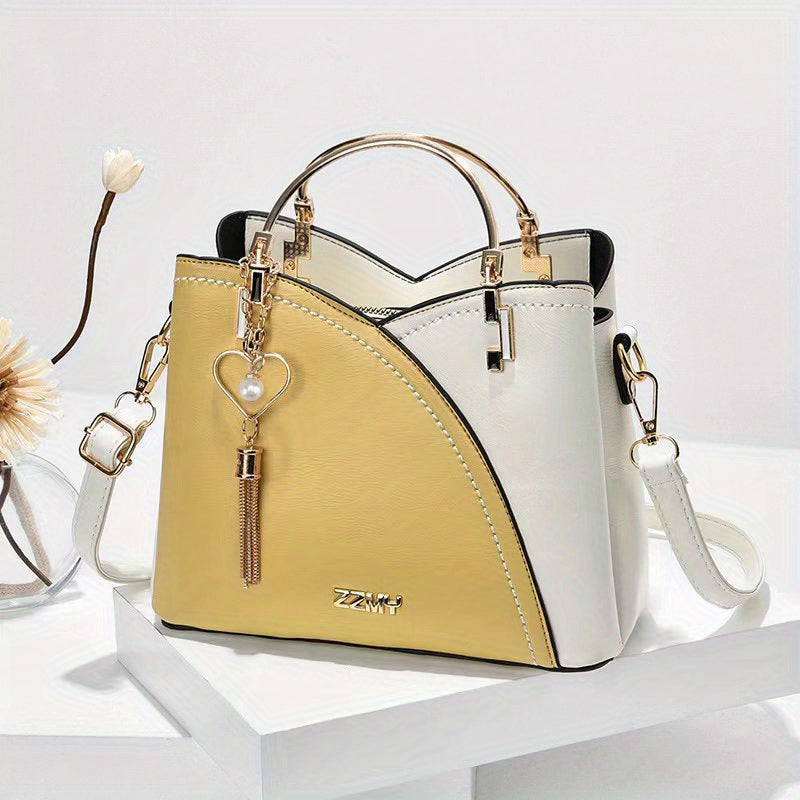 Women's Luxury Faux Leather Bag – Elegant Shoulder Bag – Lillian