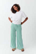 Women's Striped Summer Pants – Casual Everyday Pants – Selene