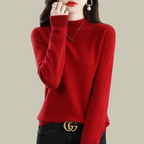 Women's Fitted Turtleneck Sweater – Roll Neck Winter Sweater