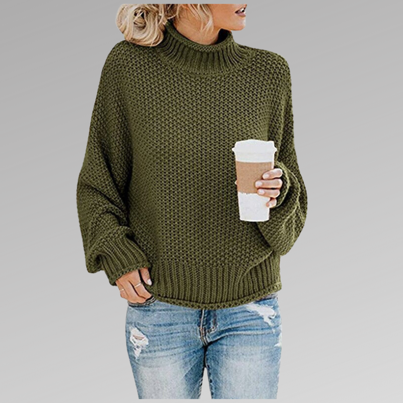 Women's Relaxed Knit Sweater – Soft Winter Sweater
