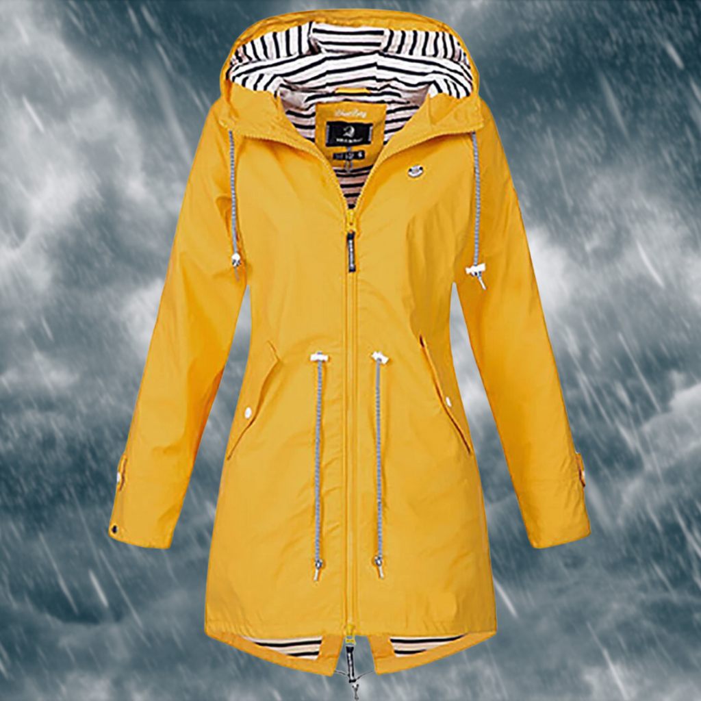 Women's Waterproof Rain Jacket – Lightweight Outdoor Jacket – Linda