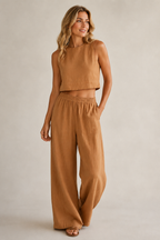 Women's Relaxed Two-Piece Set – Casual Lounge Set