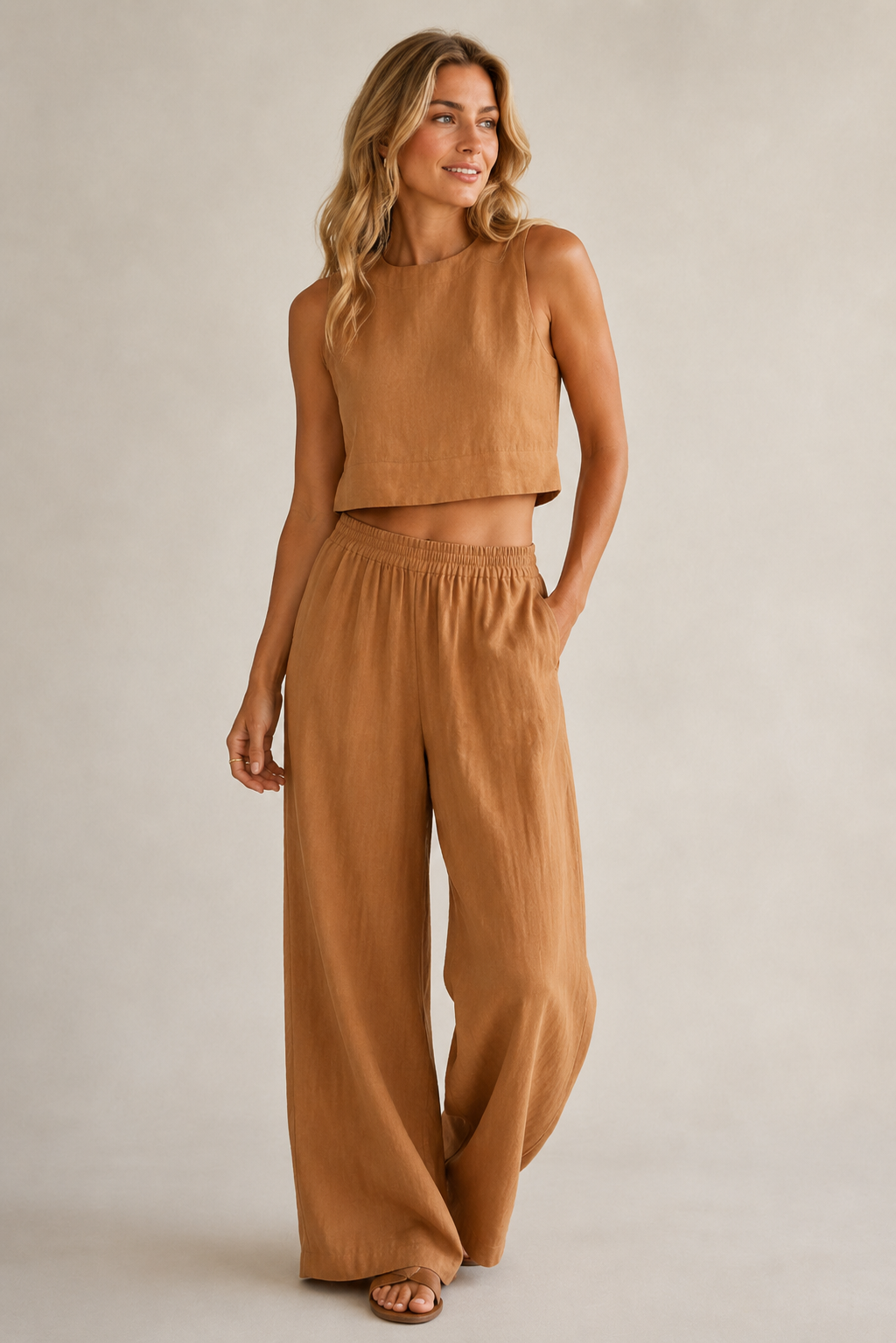Women's Relaxed Two-Piece Set – Casual Lounge Set