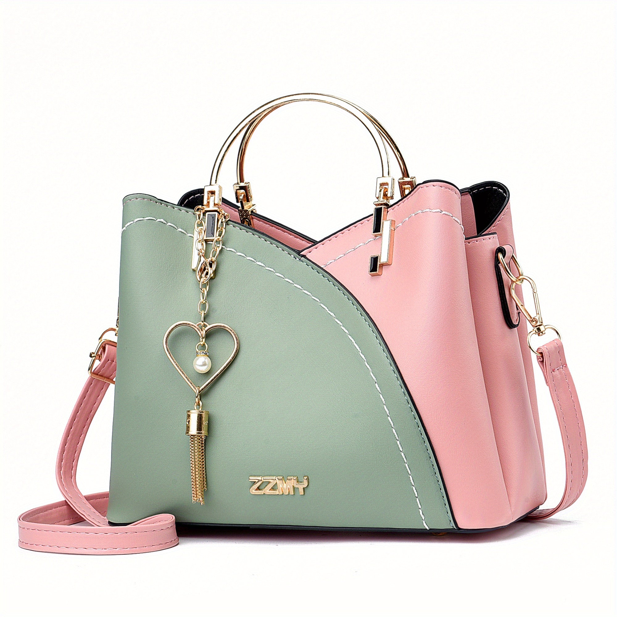 Women's Luxury Faux Leather Bag – Elegant Shoulder Bag – Lillian