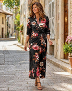 Women's Printed Vacation Maxi Dress – Sleeveless Summer Dress