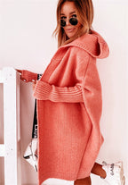 Women's Relaxed Sleeve Cardigan – Oversized Longline Cardigan