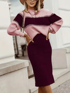 Women's Knit Skirt Set – Ribbed Sweater Co-Ord