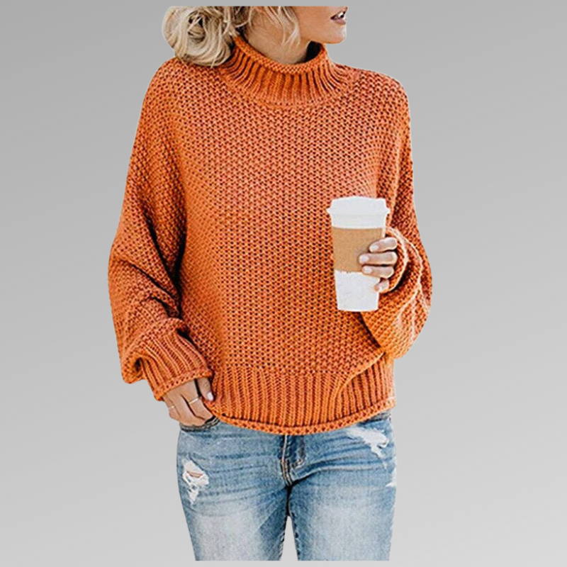 Women's Relaxed Knit Sweater – Soft Winter Sweater