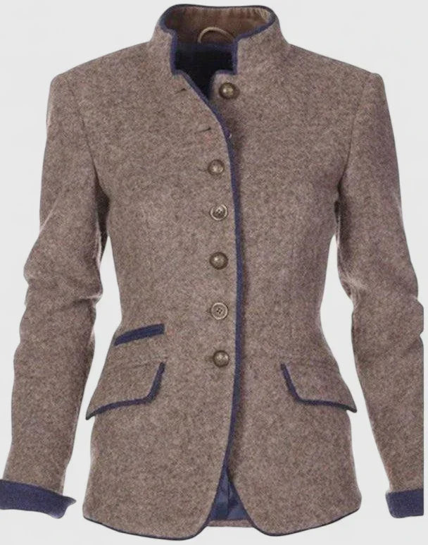 Women's Tailored Button Cardigan – Classic Long Sleeve Cardigan