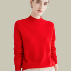 Women's Fitted Turtleneck Sweater – Roll Neck Winter Sweater
