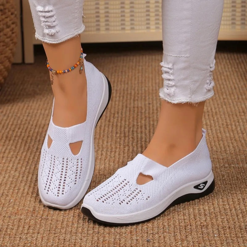 Women’s Orthopedic Slip-On Shoes – Easy Comfort Walking Shoes – Nicole