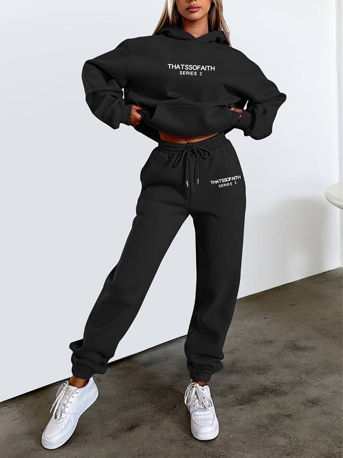 Women's Oversized Sweat Set – Graphic Lounge Co-Ord